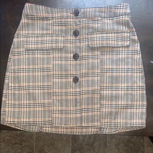 Urban Outfitters Plaid Mini Skirt